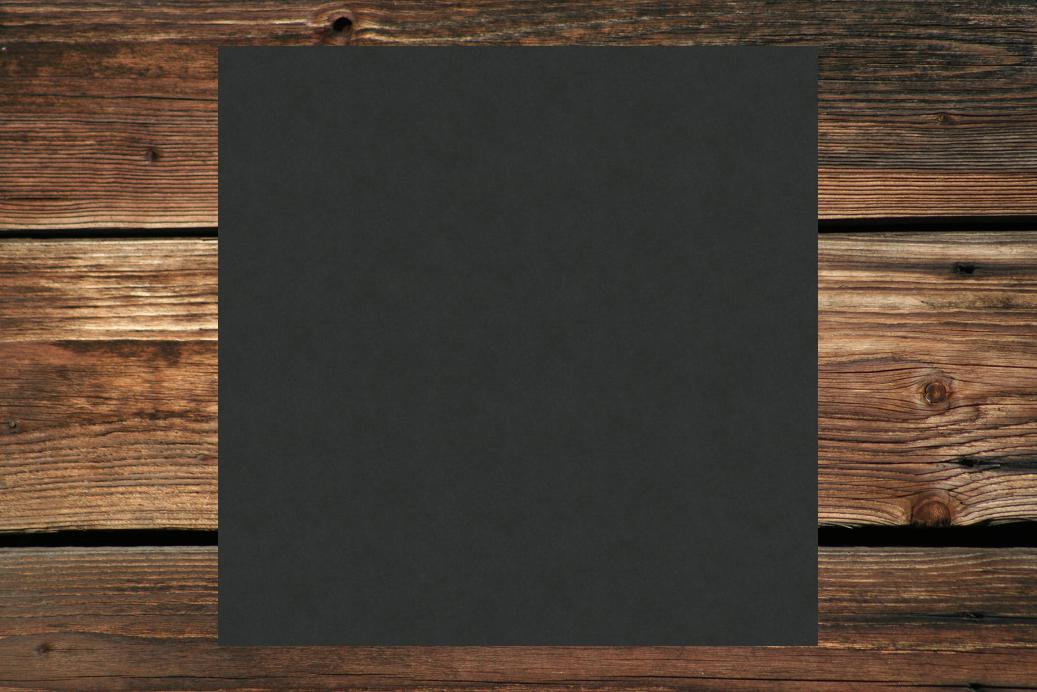 Einzelkarten 150x150 mm Schwarz 230 g/qm